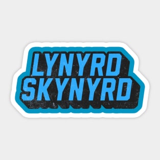 Lynyrd Under Blue Sticker